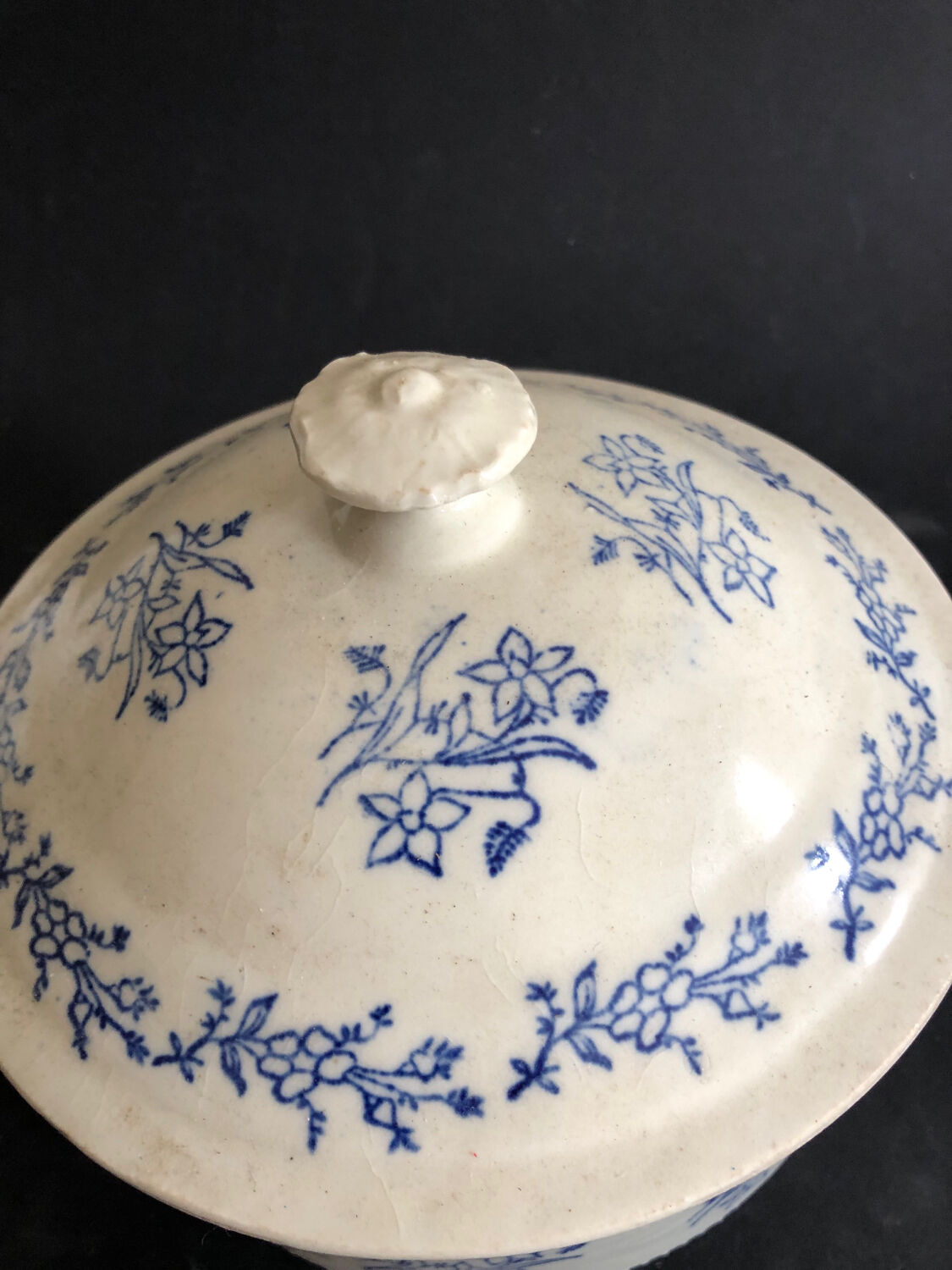Vintage sandstone soup tureen from Saint Uze
