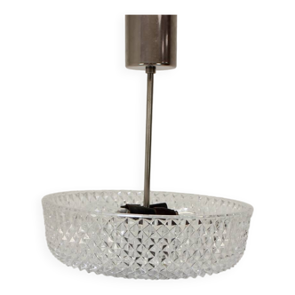 Midcentury Glass Pendant by Kamenicky Senov, 1960s