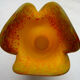 Tulip marmorean glass paste, two-tone, art deco, signed vianne, 2 available