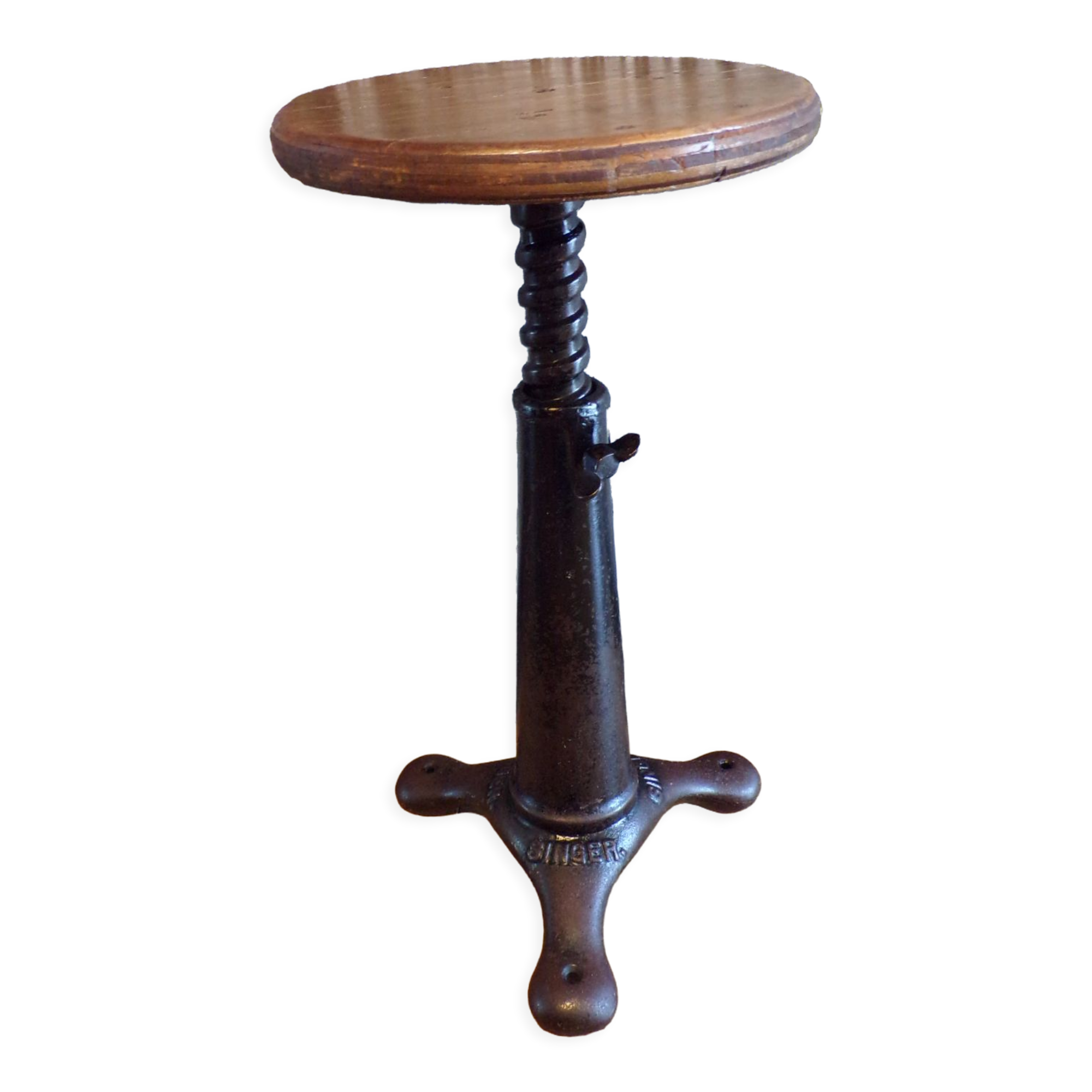 Ancien tabouret d atelier Singer