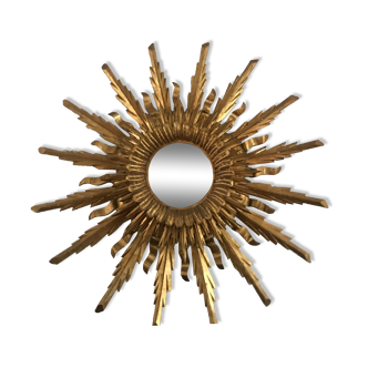 Mirror sun witch's eye golden wood
