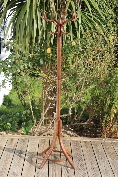 Baumann parrot coat rack simple dark beech