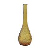 Carafe empolie jaune 39 centimètres années 50/60 sans bouchon