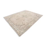 Tapis oriental vintage beige