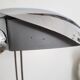 Desk lamp - incm , elea- contemporary design - chrome metal & wood - 1990