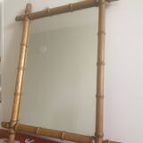 Bamboo wood mirror