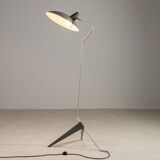 Mid Century floor lamp industrial design France 1980