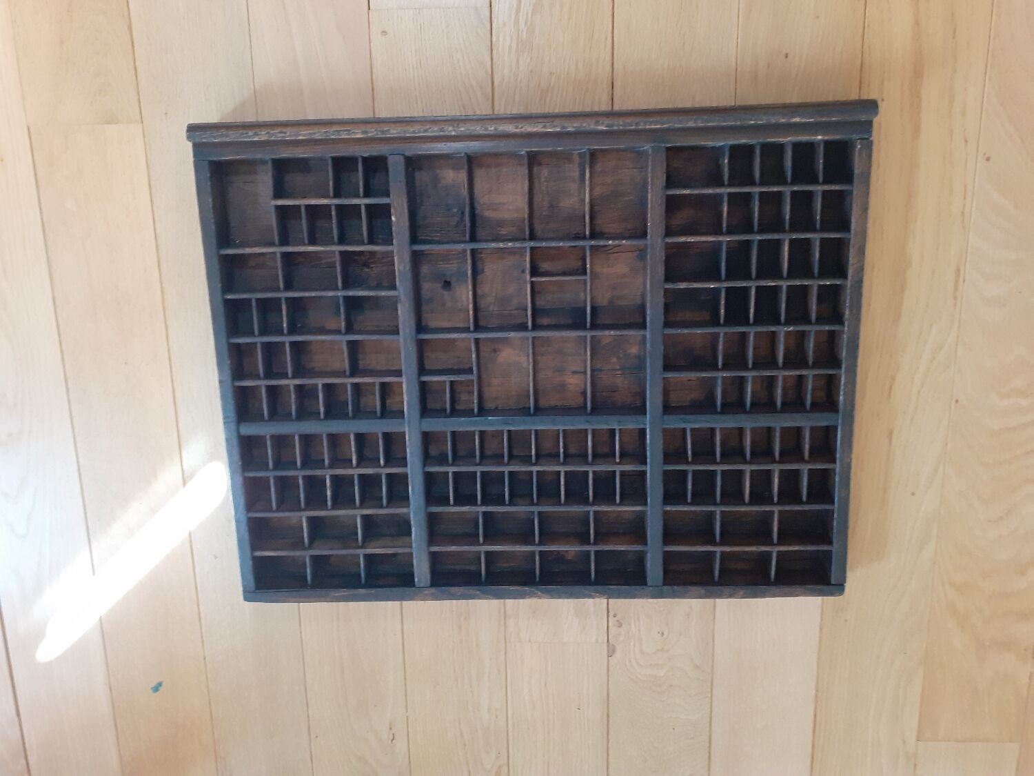 Printing rack for shelf