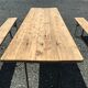 Table de guinguette et ses 2 bancs