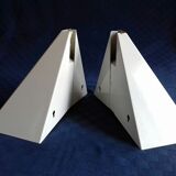 Lot of 2 ivory white appliques