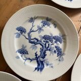 Set of eight German porcelain plates from the 1950s