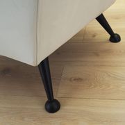 White armchair, Italian design, 1980s, production: Italy
