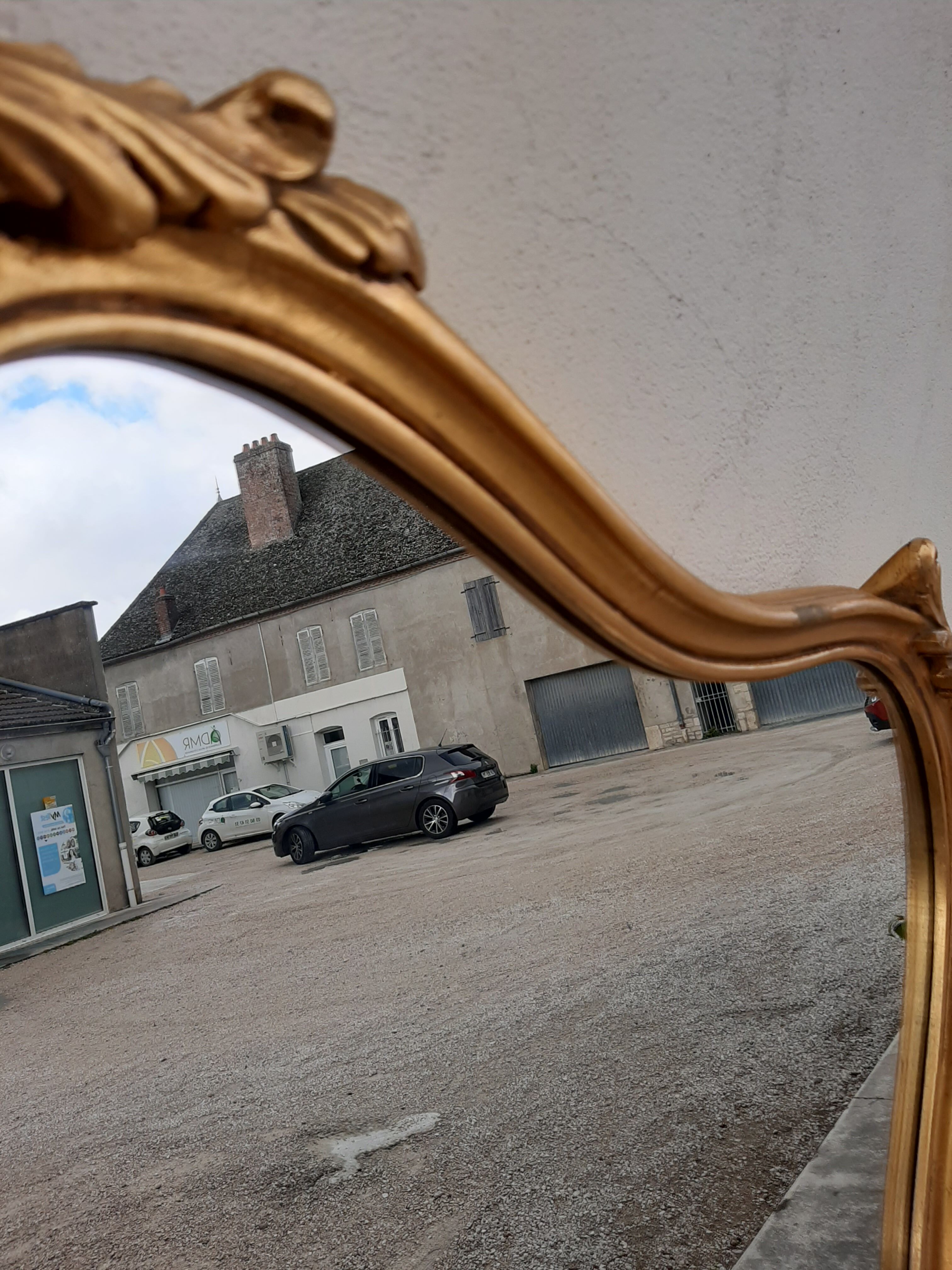 Miroir Baroque style Louis XV coquille
