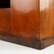Early Art Deco umbrella stand in wood and metal, France ca. 1910