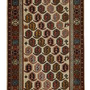 Tapis Oushak en laine noué à la main en Turquie 75 cm x 372 cm