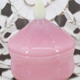 Pink opaline candy box