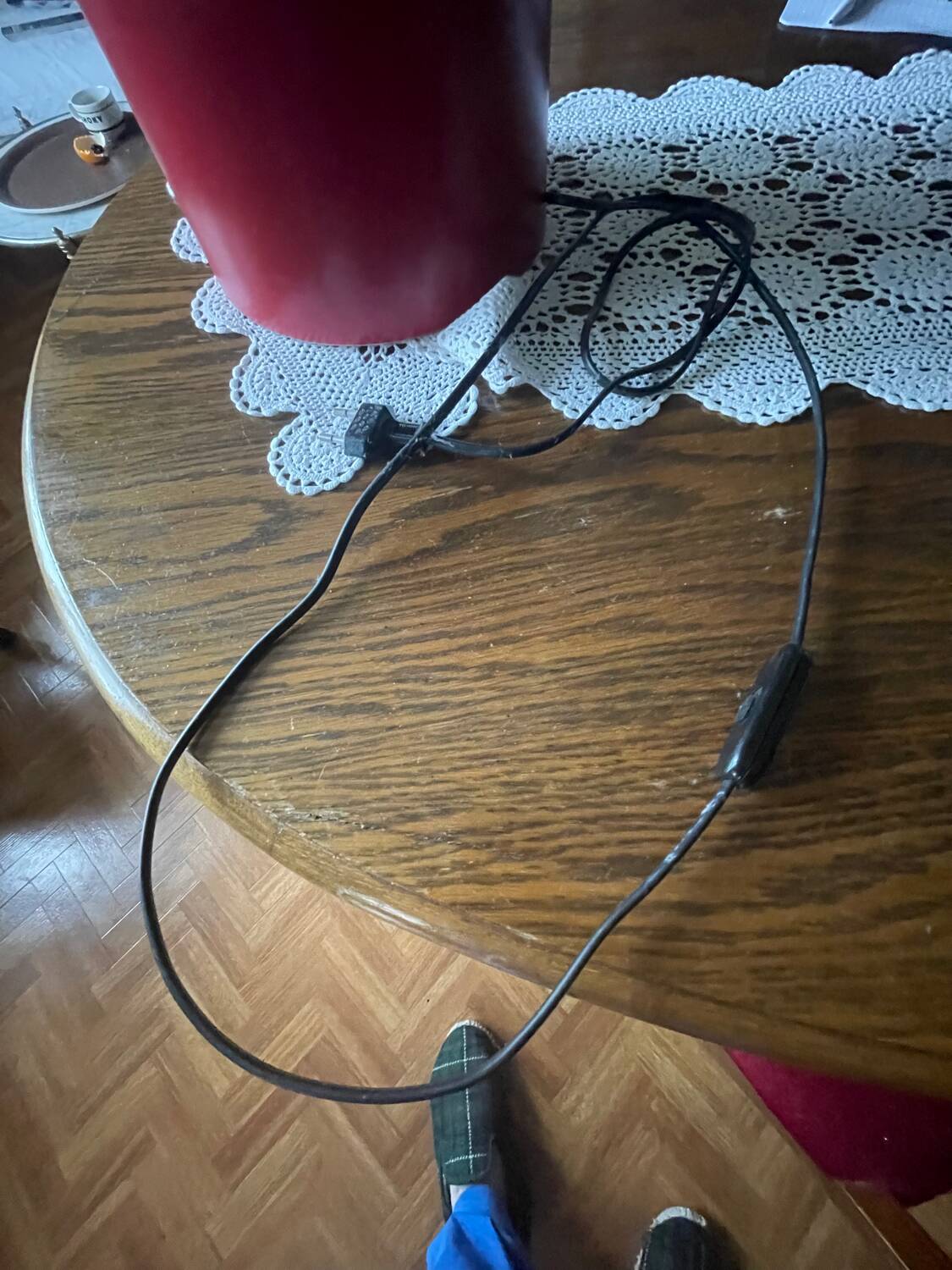 Lamp FDC pottery from Charolles