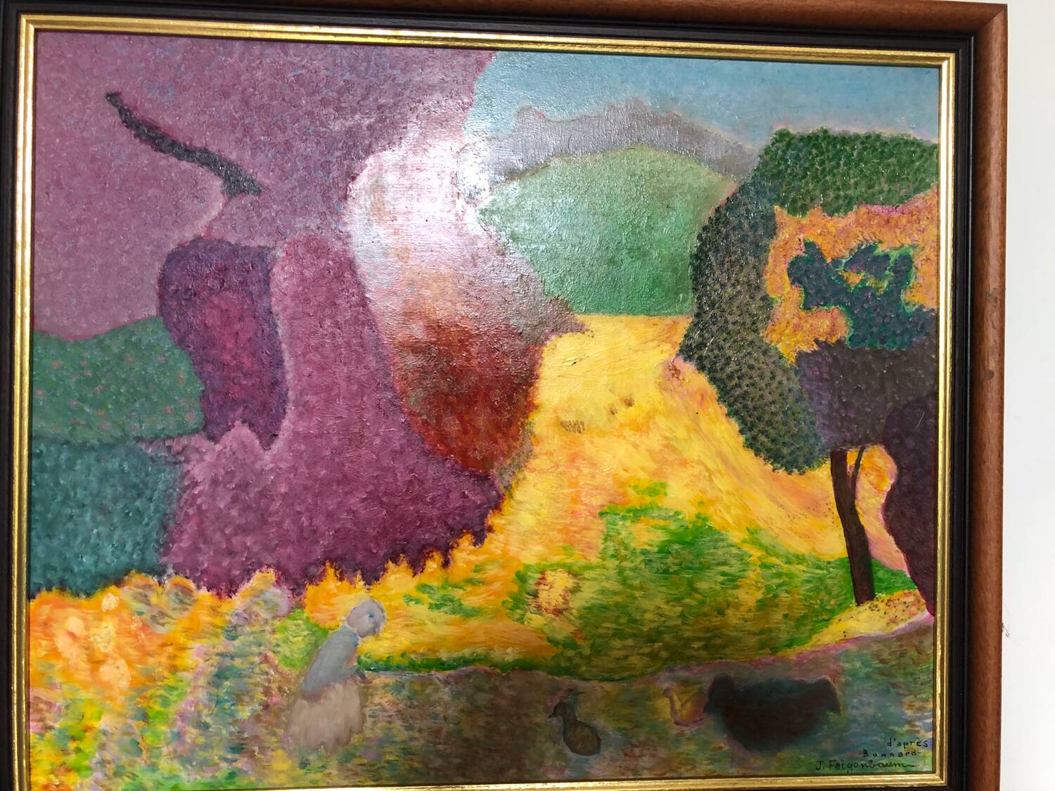 Oil landscape painting