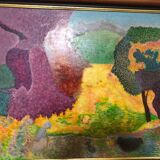 Oil landscape painting