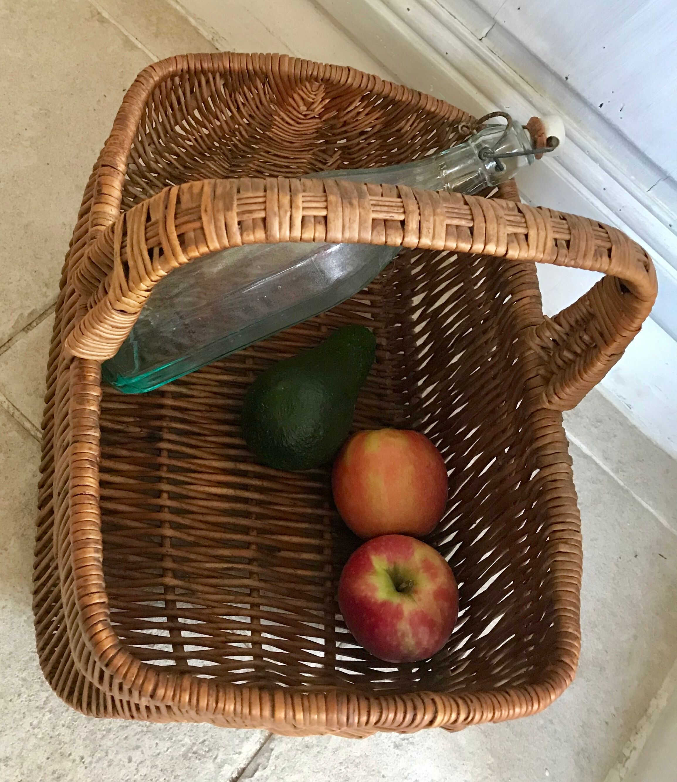 70's wicker basket