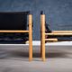 Safari Chair Set by Arne Norell for Arne Norell Ab Sweden, 1960s