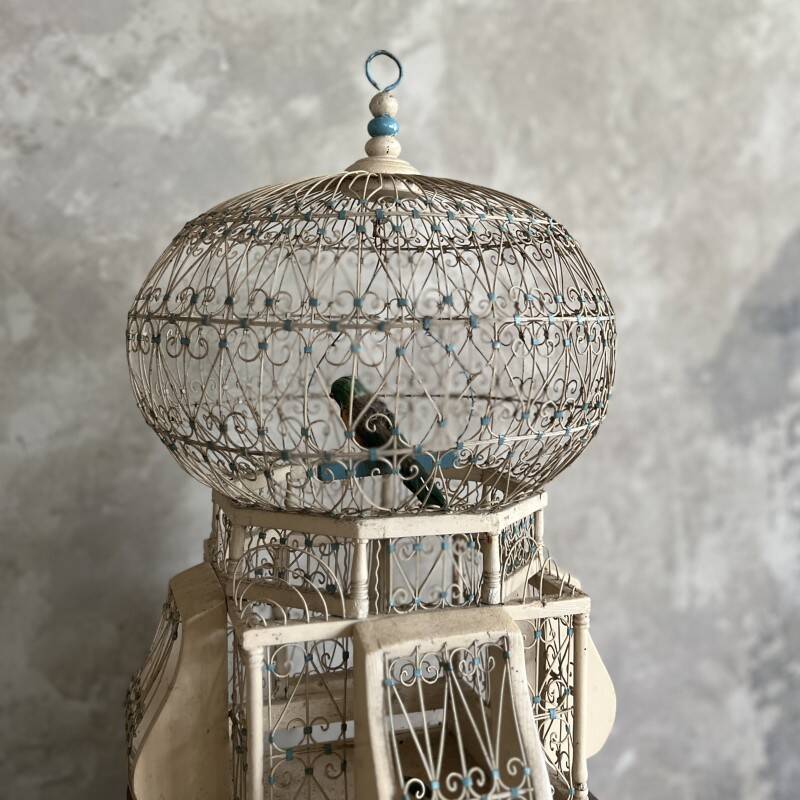 Antique birdcage