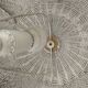 Mid-century French rattan wicker boho floor lamp, 1950s-1960s