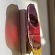 Handcrafted glass wall light