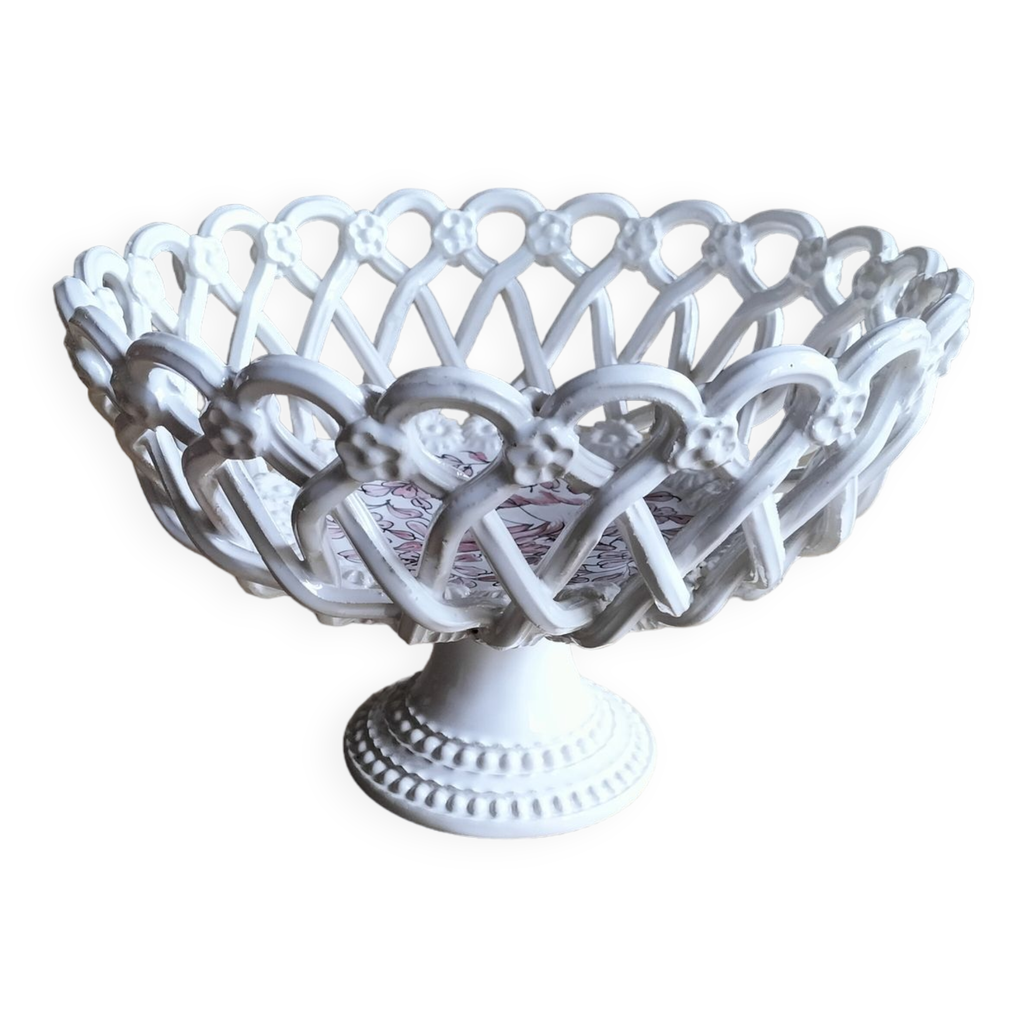 Braided basket B Pichon décor Moustier