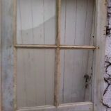 Old glass-wood door