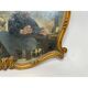 Antique mirror, 20th century, Louis XV style, gilded.