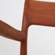 Armchair “#57” by Niels Otto Møller / Teak / Paper cord / Fully restored / 1960s / 1970s / Danish Modern Design