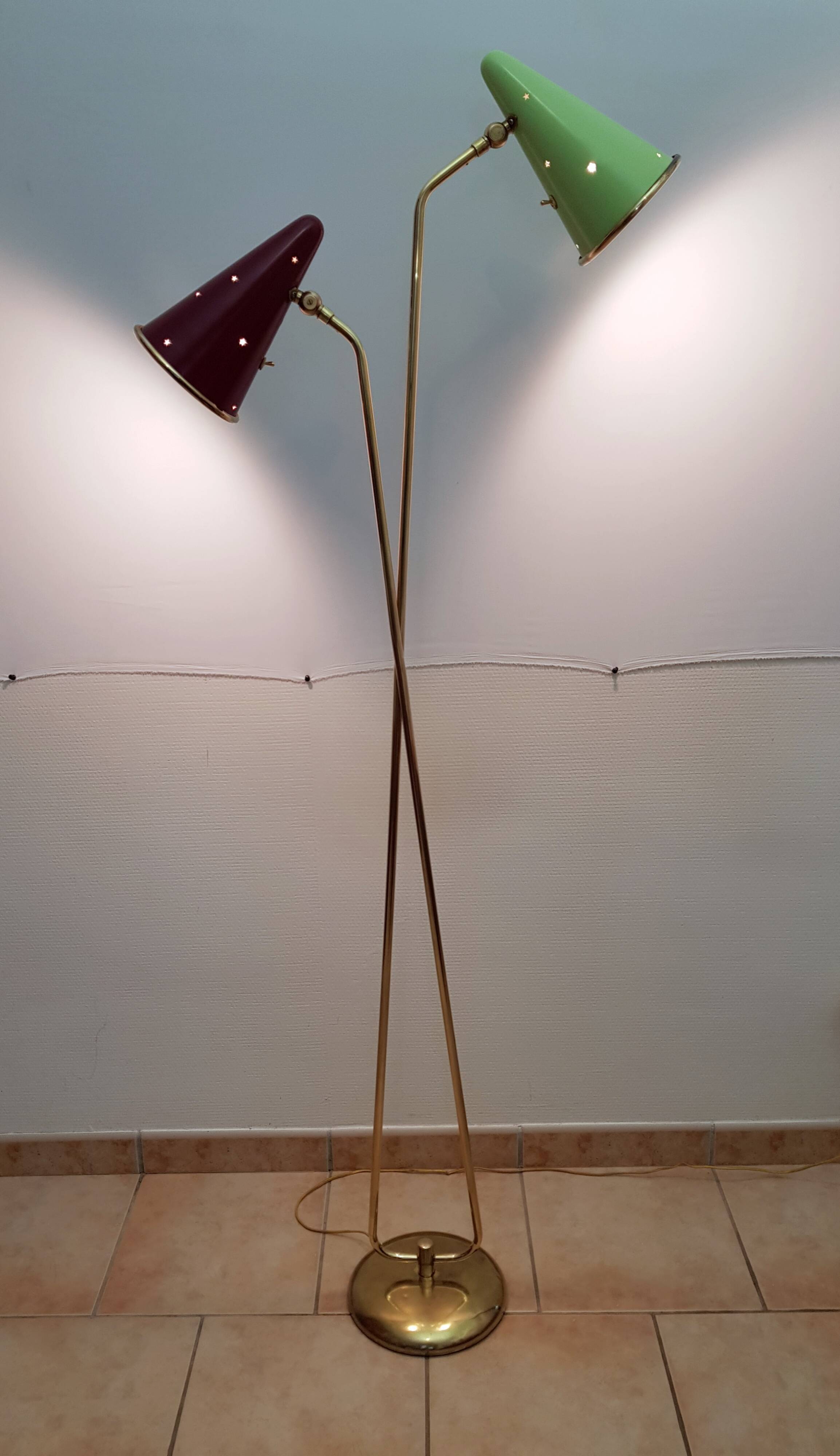 House articulated lamp lamp Lunel 1950