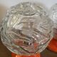2 space age orange table lamps, 1960s, West Germany
