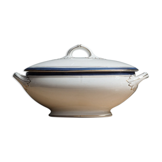 Tureen, sarreguemines earthenware