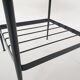Teak and metal side table, The Netherlands 1950's