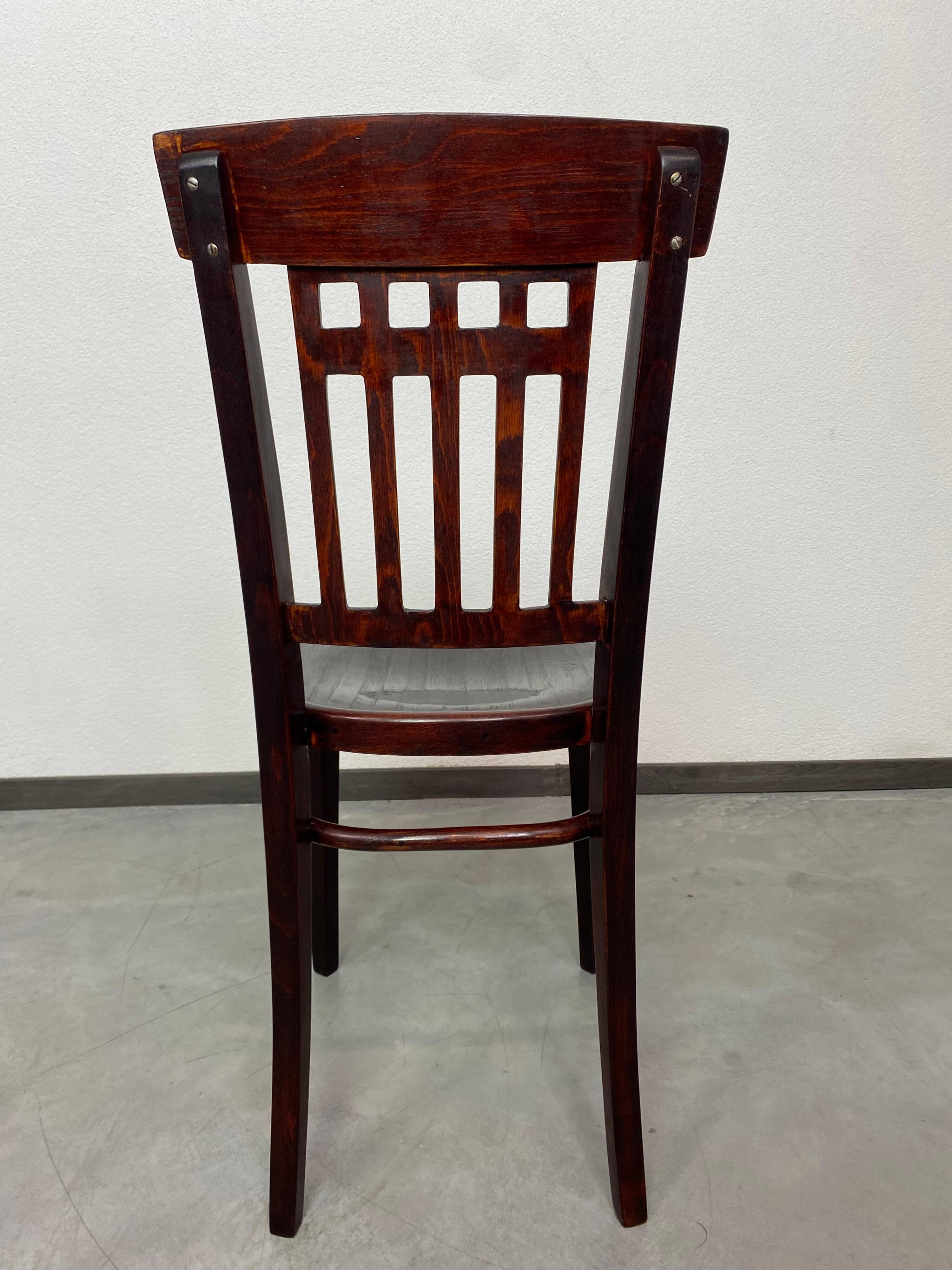 Rare dining chair no. 234 by Otto Wagner for J&J Kohn