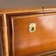 1970s wooden and bamboo sideboard bar cabinet