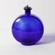 Mid-century Glass Bottle with Coin Cork / Ruda Glasbruk / Sweden / 1970s