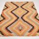 6x7 Faded Orange Area Handknotted Kilim Rug,