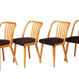 Set of Four Wooden Chairs | Antonín Šuman, 20th Century