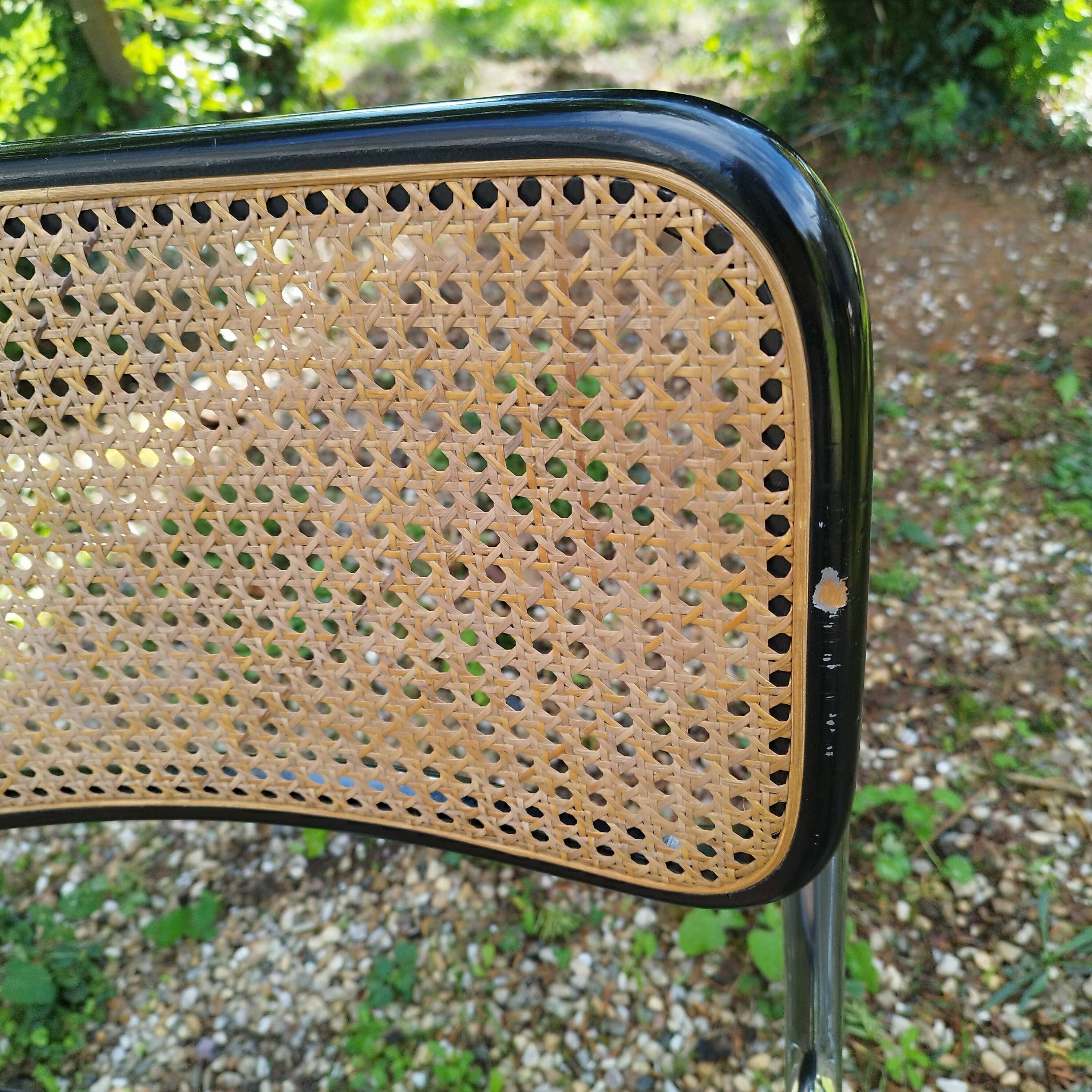Vintage style chairs Cesca B32 Marcel Breuer