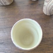 Pichet et verres en céramique par Grandjean Jourdan, Vallauris