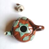 Slip teapot signed Athezza