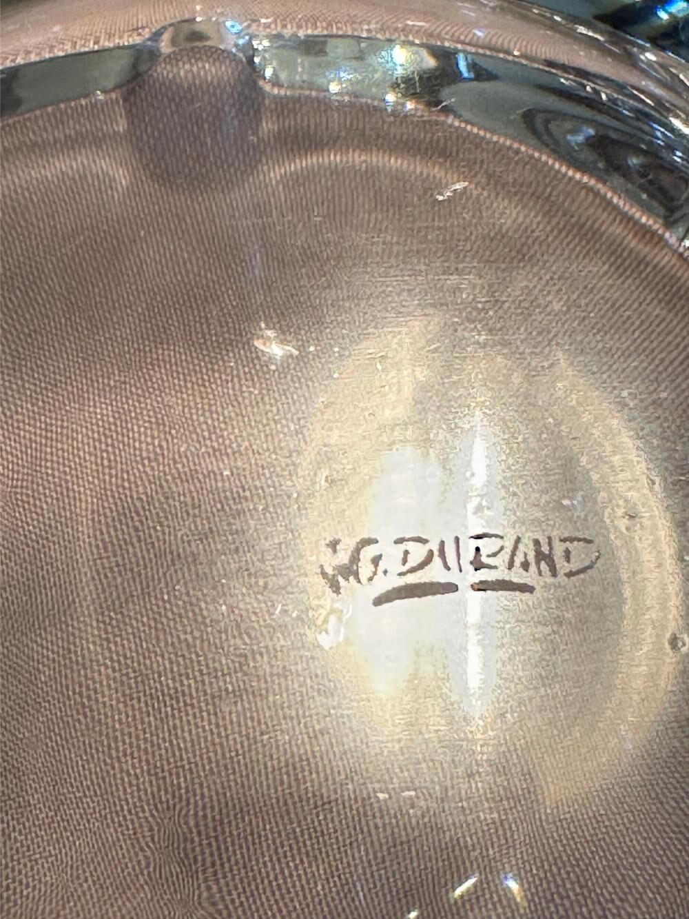 Crystal ashtray J.G. Durand