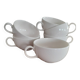 Villeroy and Boch Luxembourg white tea cups,