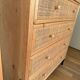Rattan drawer chest