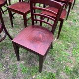 Chaises bistrot en bois