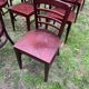 Wooden bistro chairs