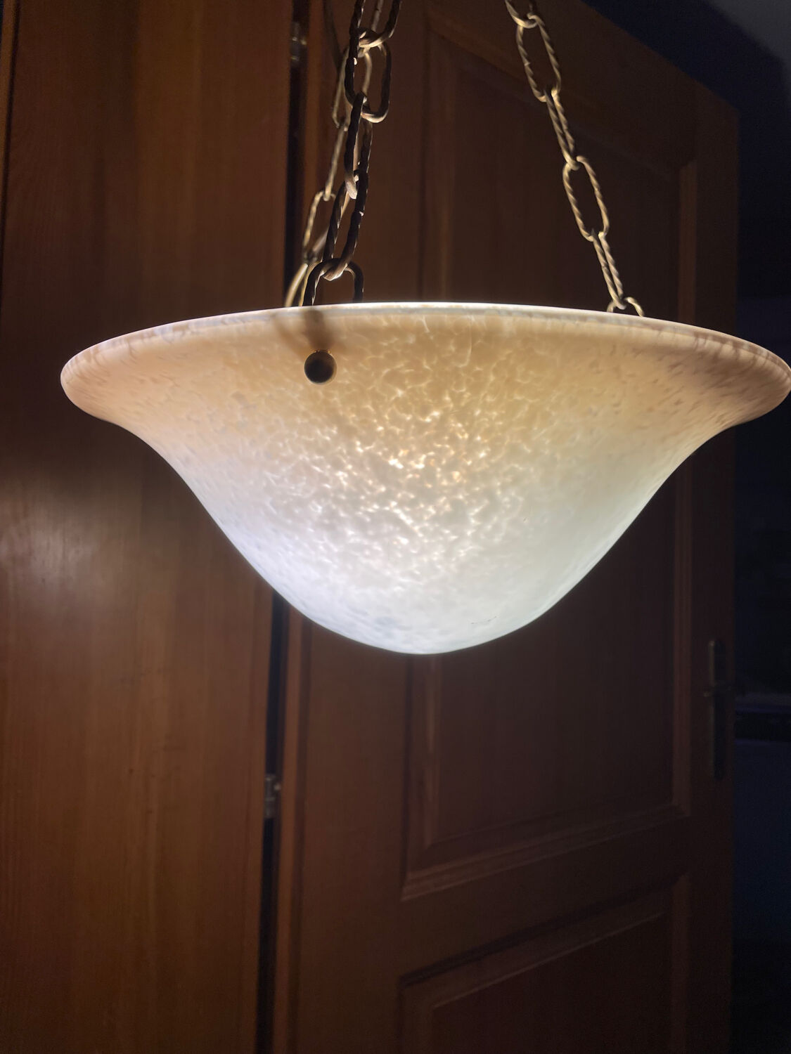 Lustre pâte de verre Vianne